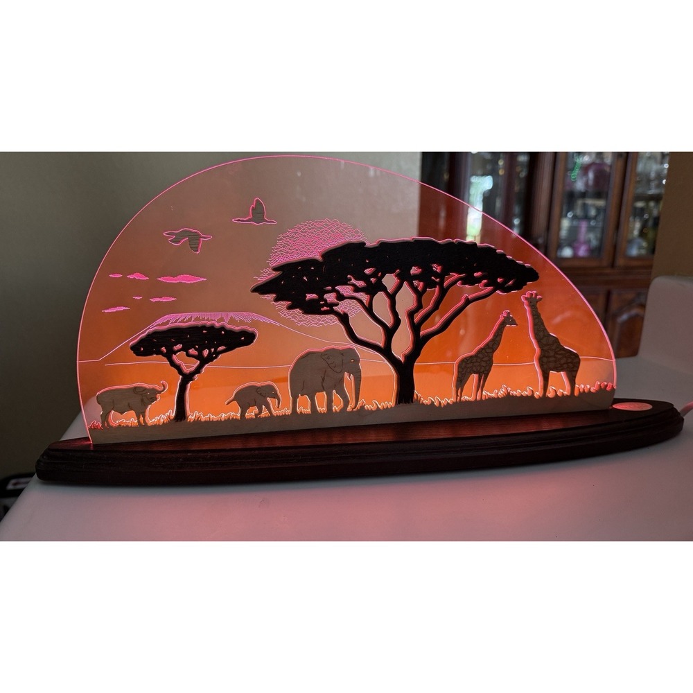 LED‎ Motif Light Safari Schwibbogen Lights Arch Erzgebirge Room Light Decoration